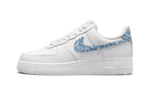Nike Air Force 1 Low '07 Essential White Worn Blue Paisley - DH4406-100 - 1