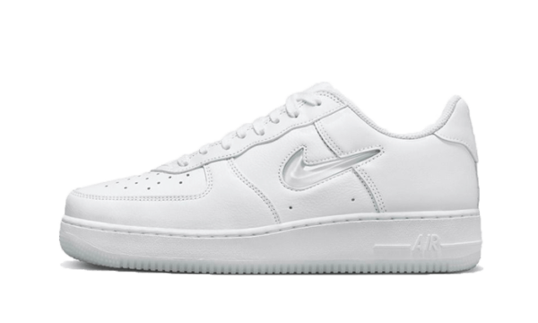 Nike Air Force 1 Low '07 Retro Color of the Month Jewel Swoosh Triple White - FN5924-100 - 1