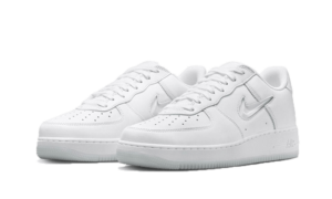 Nike Air Force 1 Low '07 Retro Color of the Month Jewel Swoosh Triple White - FN5924-100 - 2
