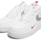 Nike Air Force 1 Low White Red Mini Swoosh - DO6709-100 - 2