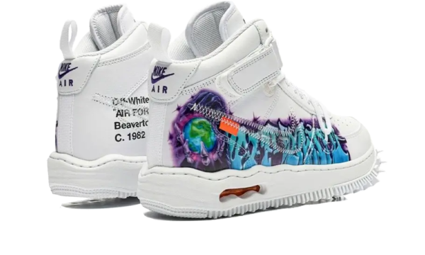 Nike Air Force 1 Mid SP Off-White Graffiti - DR0500-100 - 3