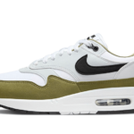 Nike Air Max 1 White Black Medium Olive - FD9082-102 - 1