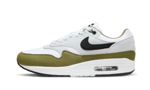 Nike Air Max 1 White Black Medium Olive – FD9082-102 – 1