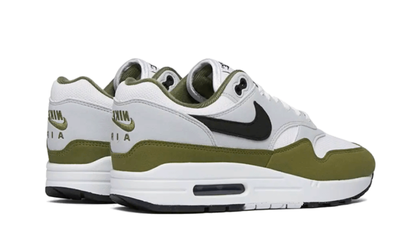Nike Air Max 1 White Black Medium Olive - FD9082-102 - 3