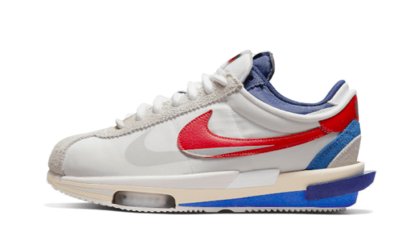 Nike Cortez 4.0 Sacai White University Red Blue - DQ0581-100 - 1