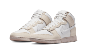 Nike Dunk High Retro PRM Cracked Leather Swoosh - DV0822-100 - 2