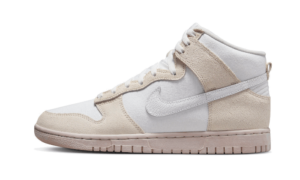 Nike Dunk High Retro PRM Cracked Leather Swoosh - DV0822-100 - 1