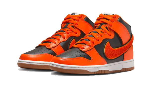 Nike Dunk High University Chenille Swoosh Safty Orange - DR8805-002 - 2