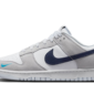 Nike Dunk Low Mini Swoosh Midnight Navy - FJ4227-001 - 1