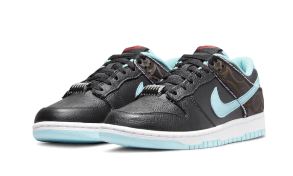 Nike Dunk Low SE Barber Shop Black - DH7614-001 / DN3351-001 - 2