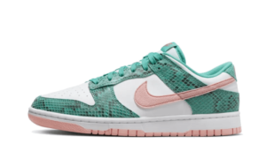 Nike Dunk Low Snakeskin Washed Teal Bleached Coral – DR8577-300 – 1