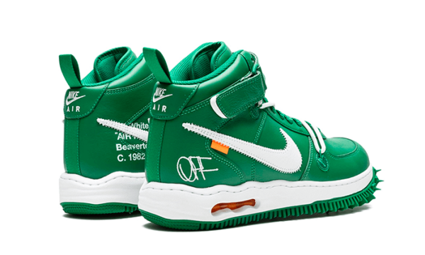 Nike Off-White Air Force 1 Mid SP Pine Green - DR0500-300 - 3