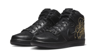 Nike SB Dunk High FAUST Black Gold - DH7755-001 - 2