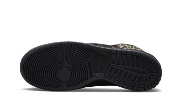 Nike SB Dunk High FAUST Black Gold - DH7755-001 - 3