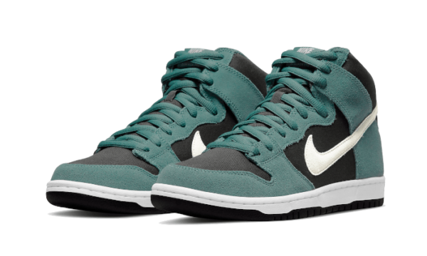 Nike Nike SB Dunk High Green Suede - DQ3757-300 - 2