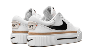 Nike Court Legacy Lift White Black - DM7590-100 - 3