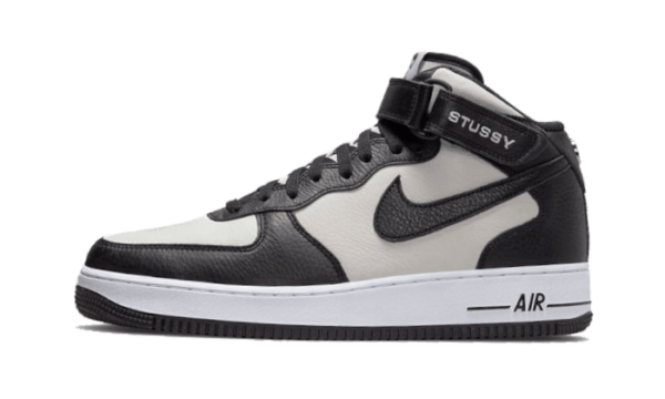 Nike Air Force 1 Mid Stussy Grey Black - DJ7840-002 - 1