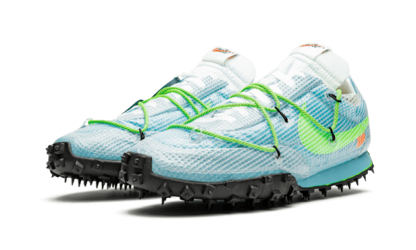 Nike Waffle Racer Off-White Vivid Sky - CD8180-400 - 2