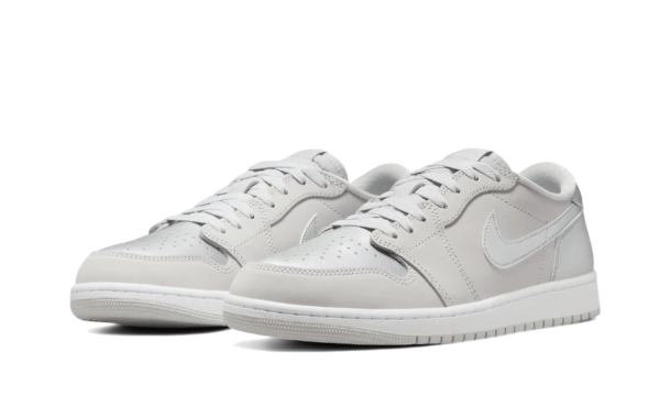 Air Jordan 1 Low OG Metallic Silver - CZ0790-002 / CZ0858-002 - 2