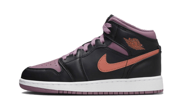 Air Jordan 1 Mid Black Sky J Mauve - FB9909-008 - 1