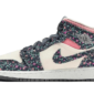 Air Jordan 1 Mid Floral Canvas - FJ3451-001 - 1