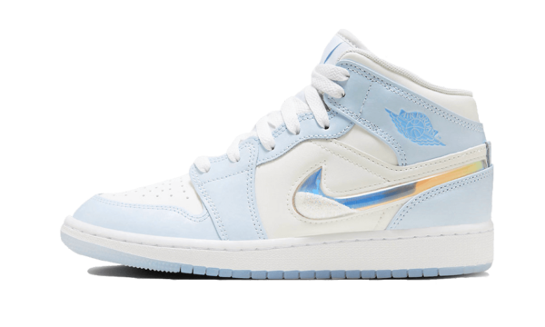 Air Jordan 1 Mid Glitter Swoosh - FQ9117-400 - 1
