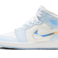 Air Jordan 1 Mid Glitter Swoosh - FQ9117-400 - 1