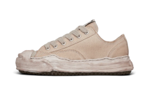 Maison Mihara Yasuhiro Hank OG Sole Over-Dyed Canvas Low Brown - A12FW724BROWN - 1