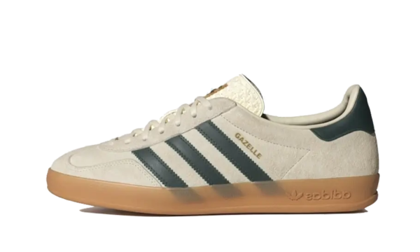 Adidas Gazelle Indoor Cream White Collegiate Green Gum - IH7502 - 1