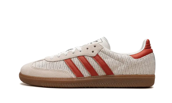 Adidas Samba OG Crystal White Preloved Red  - IG1380 - 1