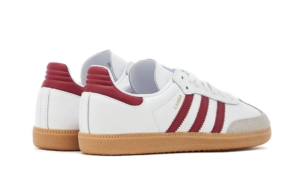 Adidas Samba OG White Burgundy Gum - IF3813 - 3