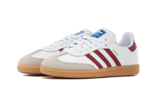 Adidas Samba OG White Burgundy Gum - IF3813 - 2