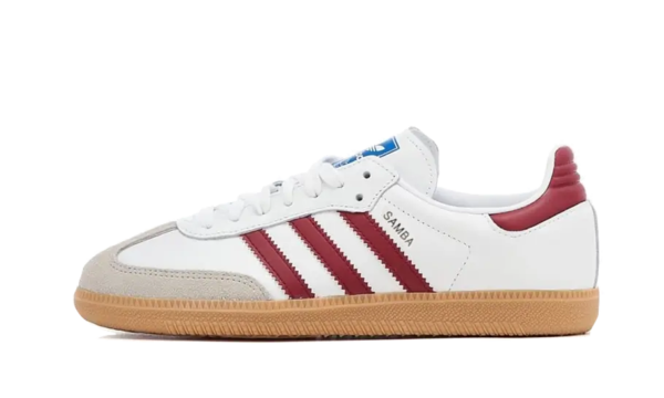 Adidas Samba OG White Burgundy Gum - IF3813 - 1