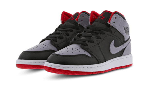 Air Jordan 1 Mid Cement Grey Red - DQ8423-006 - 2