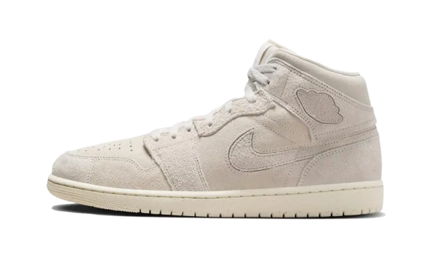 Air Jordan 1 Mid Craft Suede Ivory - FQ3224-100 / FN7449-100 - 1