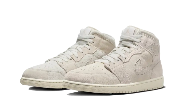 Air Jordan 1 Mid Craft Suede Ivory - FQ3224-100 / FN7449-100 - 2