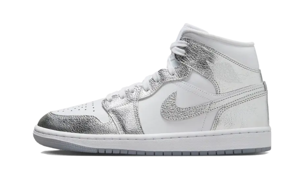 Air Jordan 1 Mid Crinkled Chrome - FN5031-100 - 1