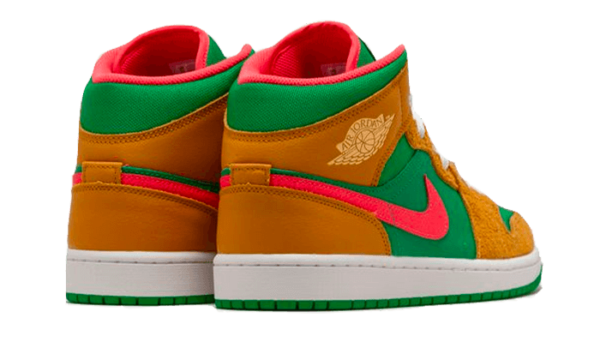 Air Jordan 1 Mid Wheat Watermelon - DX4332-700 - 3
