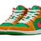 Air Jordan 1 Mid Wheat Watermelon - DX4332-700 - 2