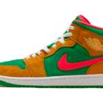 Air Jordan 1 Mid Wheat Watermelon - DX4332-700 - 1