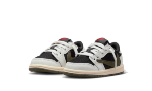 Air Jordan 1 Retro Low OG SP Travis Scott Olive Bébé (TD) - DZ5908-106 - 2