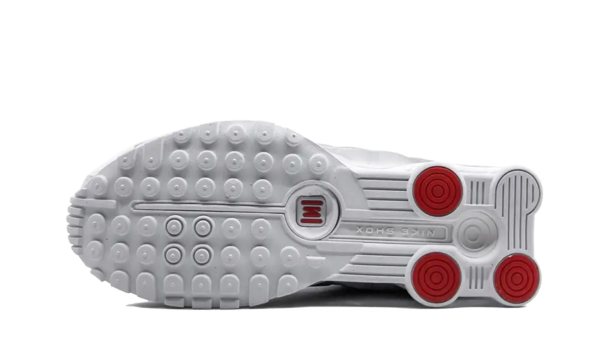 Nike Shox R4 White Metallic Silver - AR3565-101 - 4
