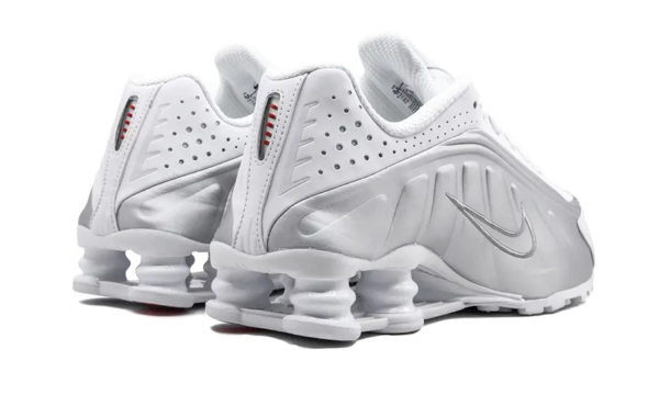 Nike Shox R4 White Metallic Silver - AR3565-101 - 3