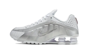 Nike Shox R4 White Metallic Silver - AR3565-101 - 1
